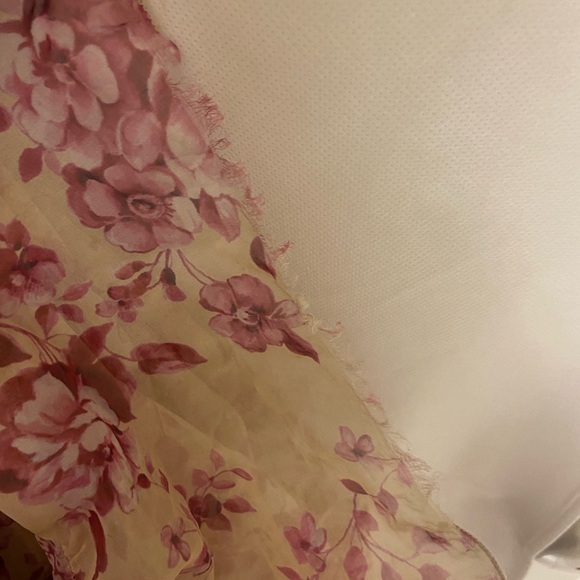 Jovani ruffle sleeve floral dress - Picture 7 of 7